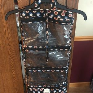 Vera Bradley hanging travel organizer